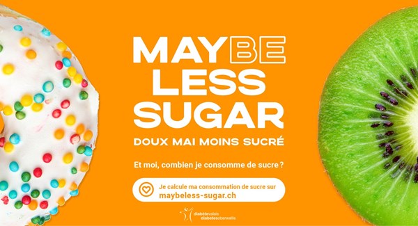 Diabète Valais / Diabetes Oberwallis lancent une campagne de sensibilisation à la surconsommation de sucre
